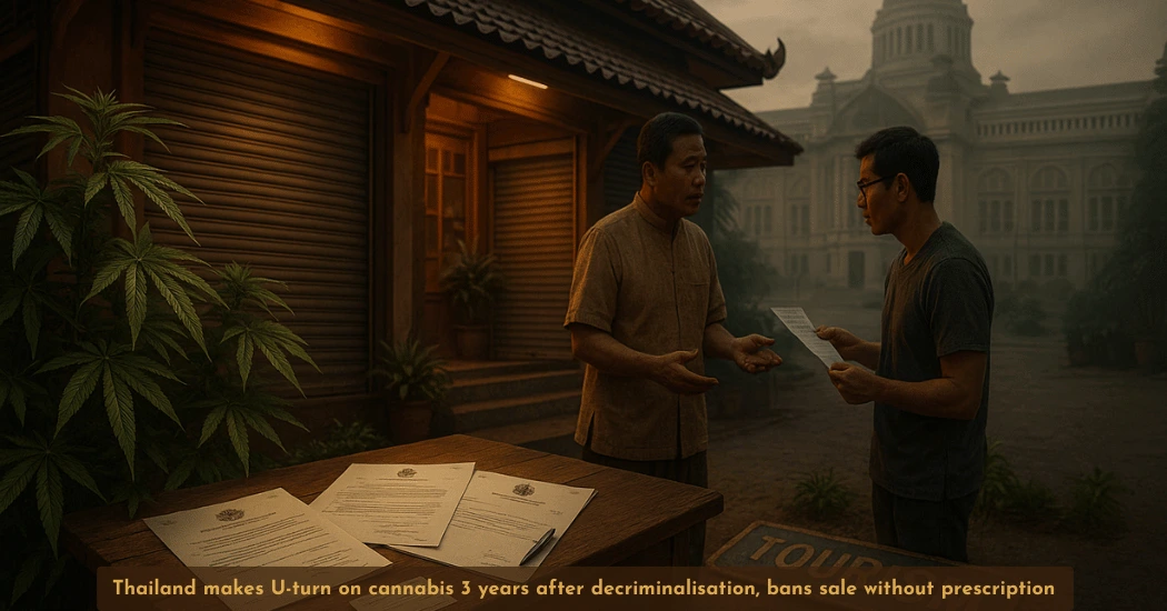 Thailand makes U turn on cannabis 3 years after decriminalisation bans sale without prescription Bicaro Holding
